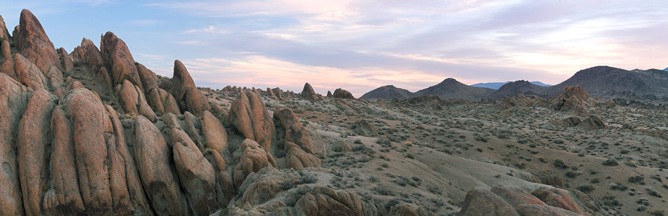 Смотрящие на восток Alabama Hills