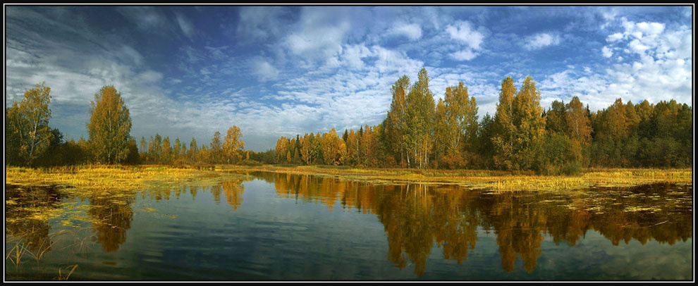 Осень золотая_1 река, осень ,тишина