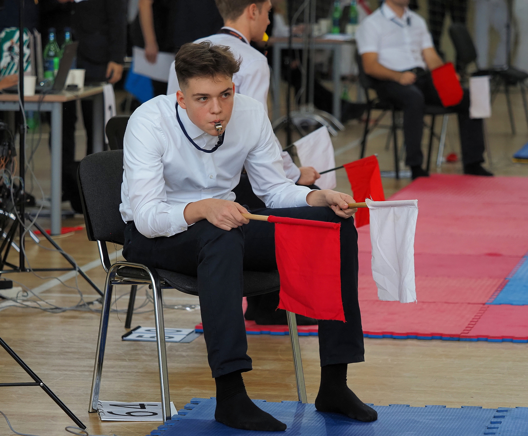Судья за работой 