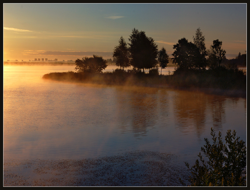 за городом 