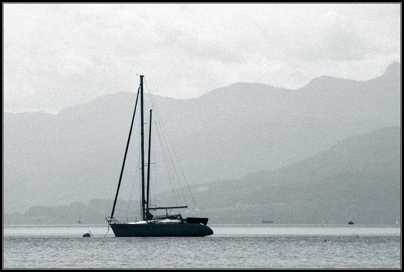 Attersee тишина, озеро, вода, яхта, безмятежность