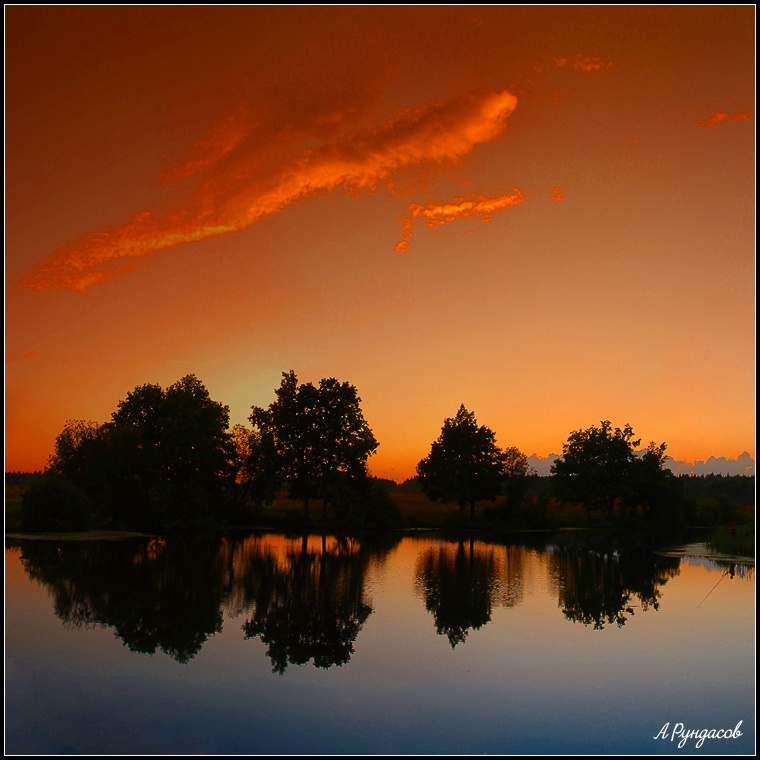 *** закат природа