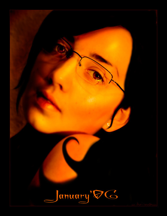 Январь 2006 жар слезы девушка очки январь