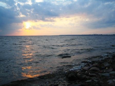 Финский залив море закат Питер