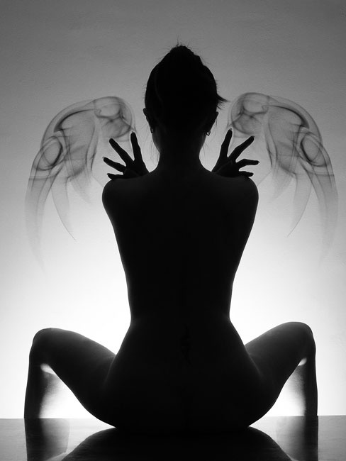 Рисовать крылья... крылья земной ангел автопортрет