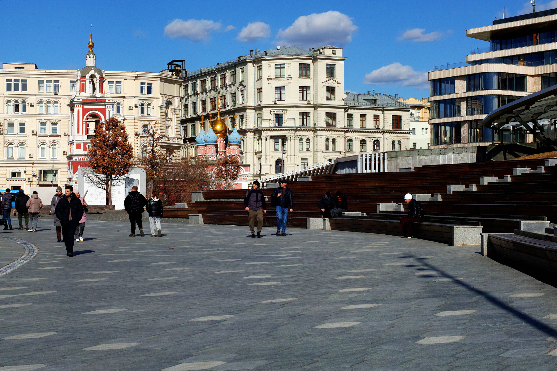 Зарядье город Москва парк Зарядье