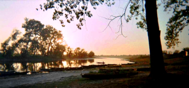 повратак river, sunset
