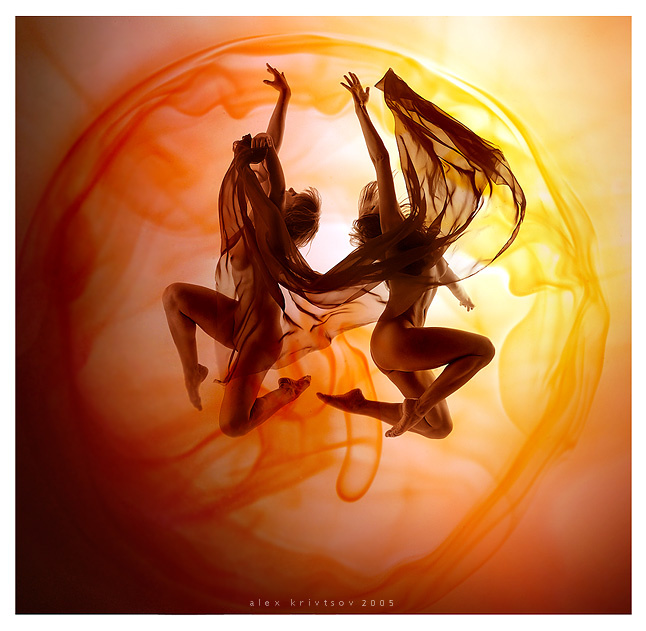 The twins / Air Dance air dance nude
