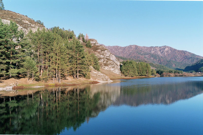 На реке Чемал река,Алтай