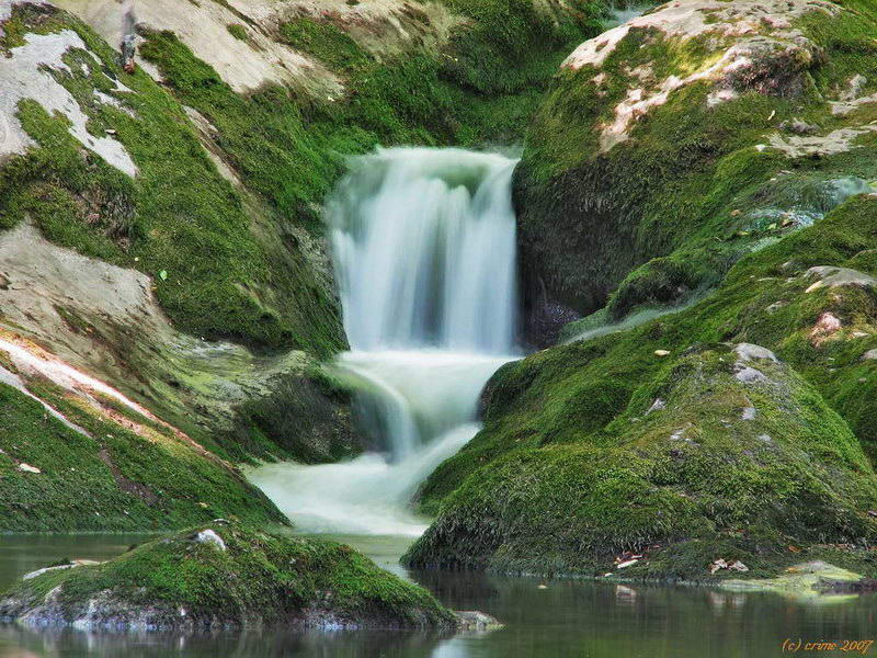 Любовный водопад Крым, водопад, Большой каньон, вода, красотища, движение