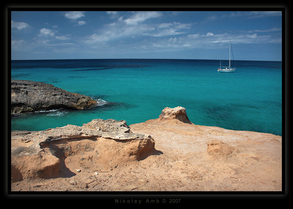 Ibiza остров, яхта, море