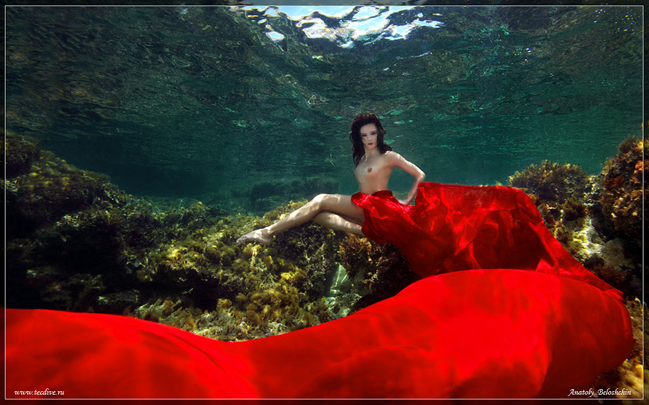 Aphrodite (подводное фото) Афродита Aphrodite Cyprus Experience Competition underwater nudes fashion Anatoly Beloshchin
