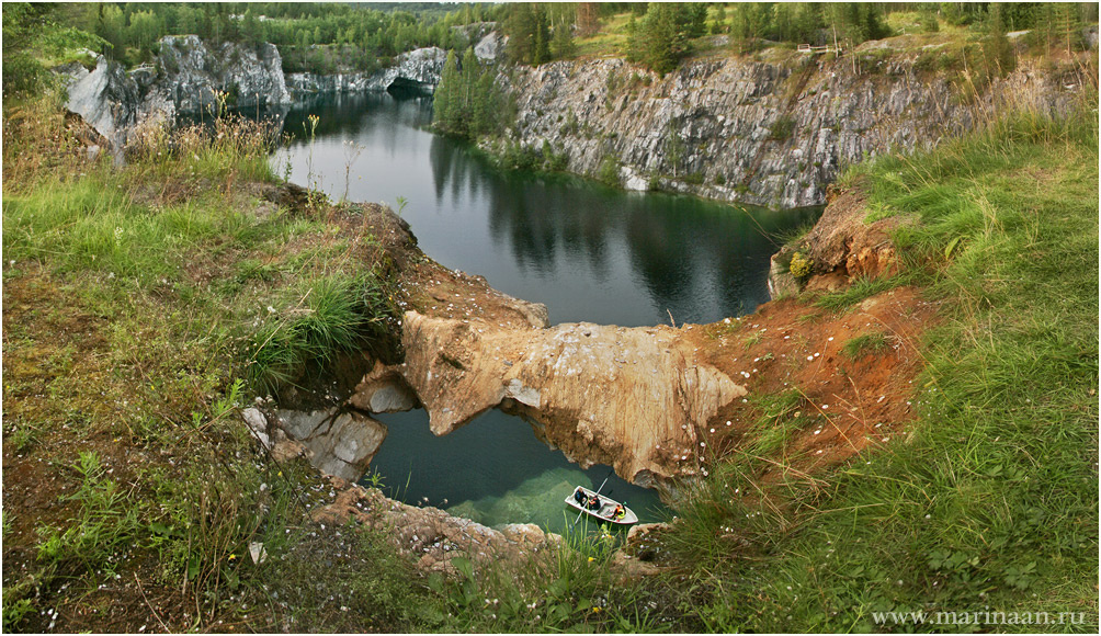 =К раю подходить опасно= Ruskeala Karelia MarinaAn Бывший мраморный карьер