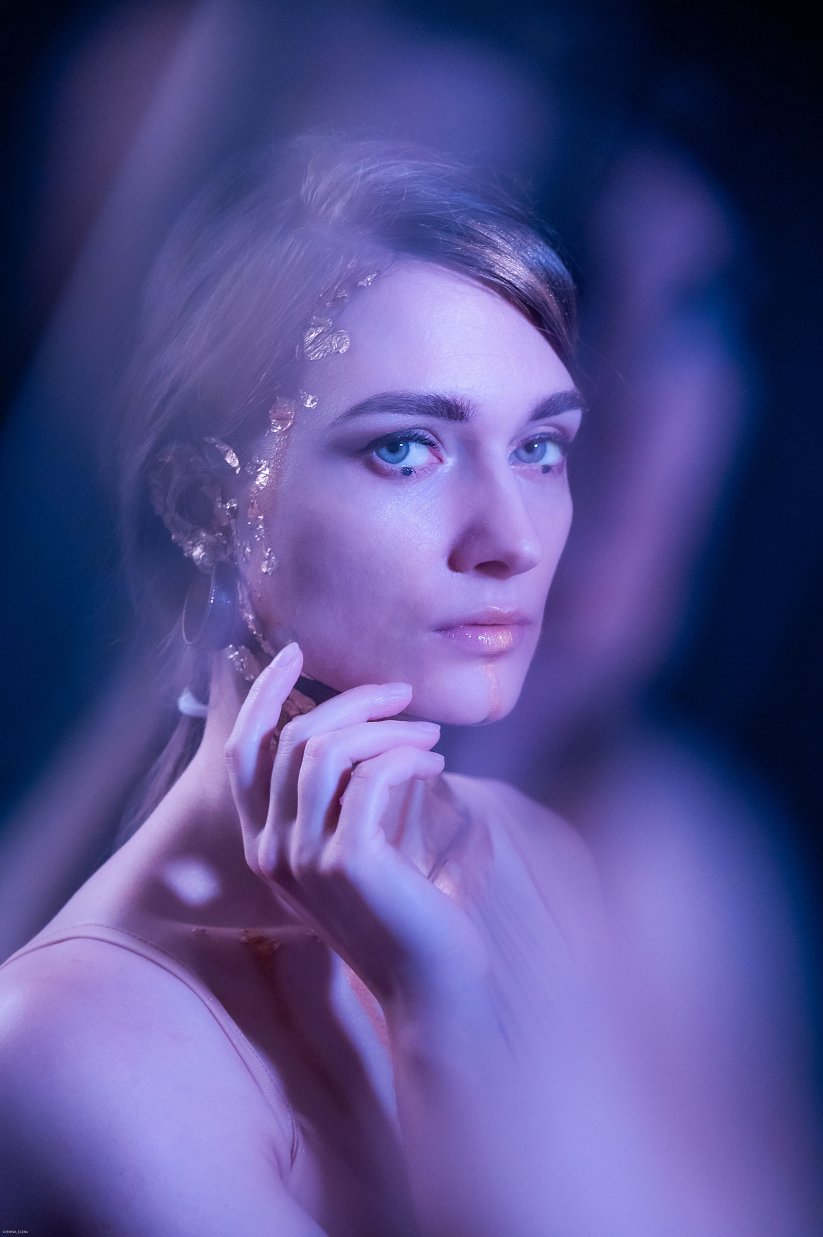 violet девушка фиолетовый фильтр взгляд