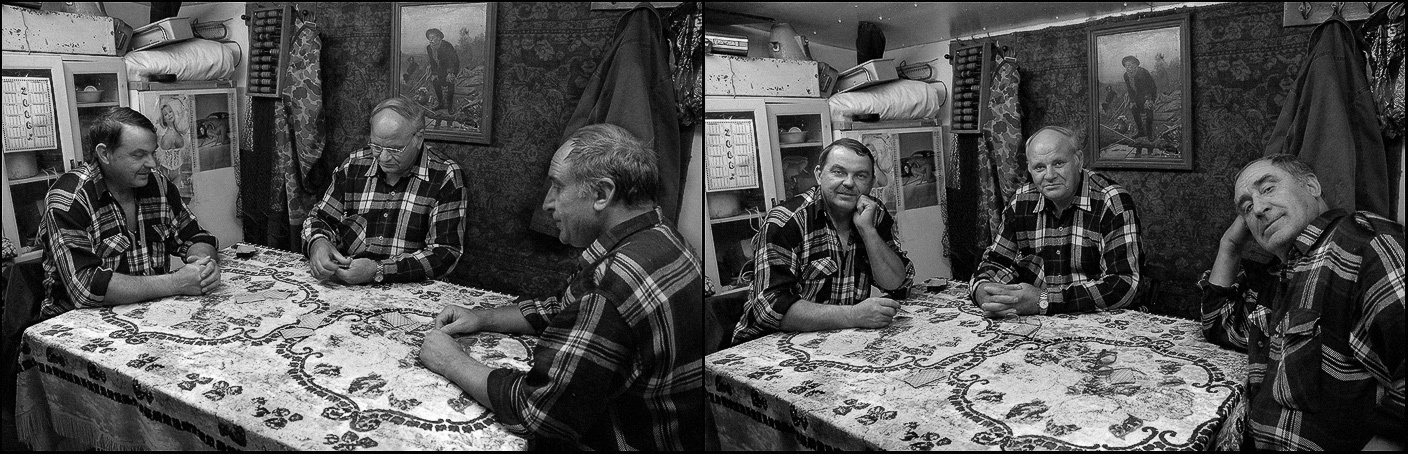 Четвёртый... [дуплекс] мужики вечером игра карты жанр портрет