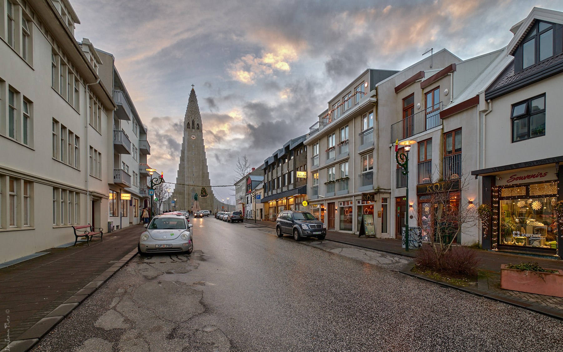Рейкьявик, улица Skólavörðustígur 