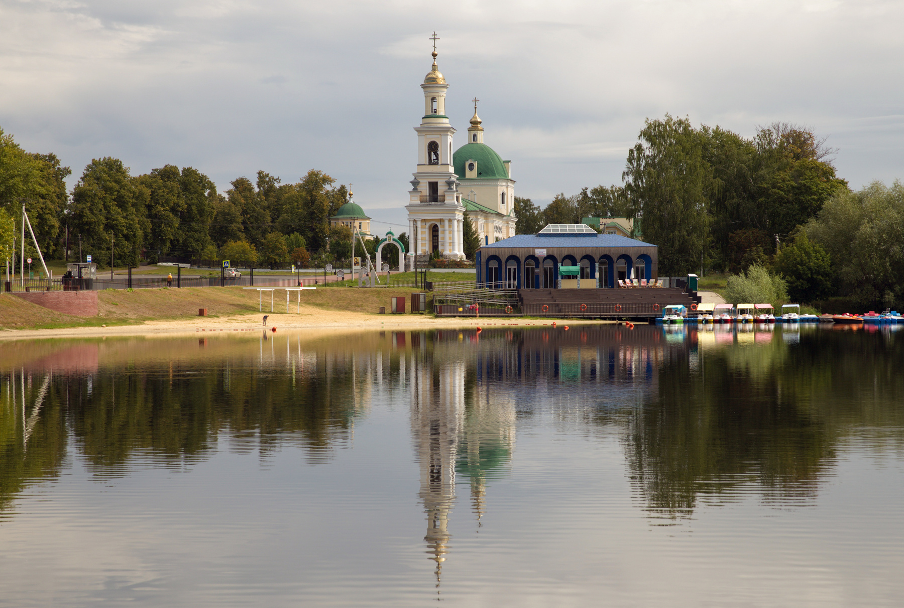 У лодочной станции 