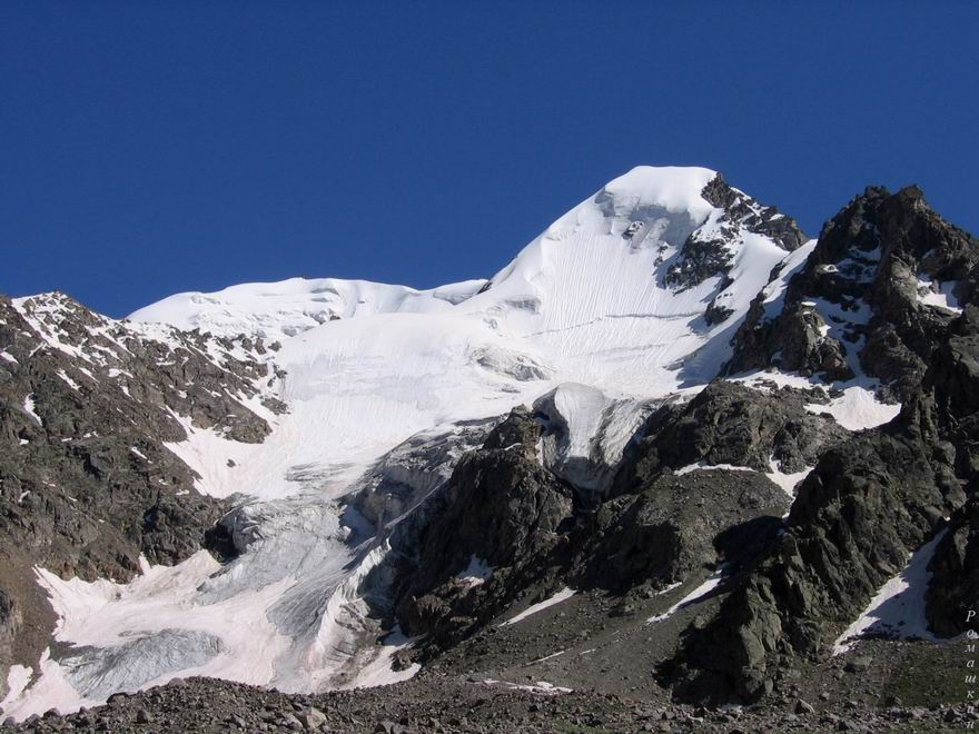 линия горизонта горы, кавказ