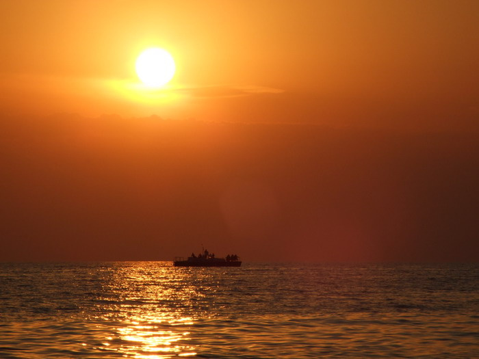 Закат Черное море закат