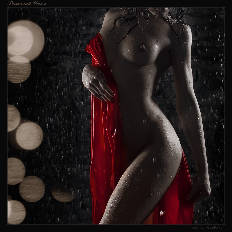 red hot wet мокрая эротика девушка под каплями воды