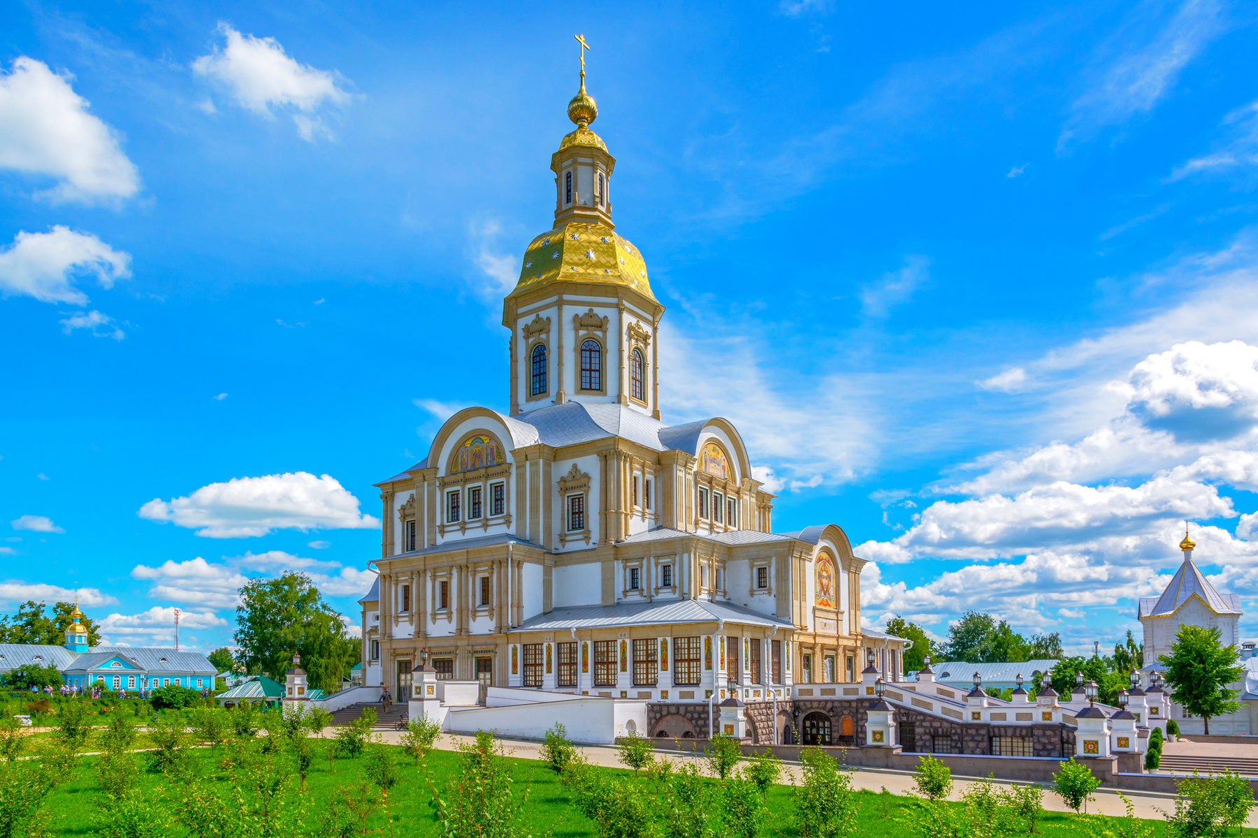 Красота Православных храмов лето Благовещенский собор Дивеево