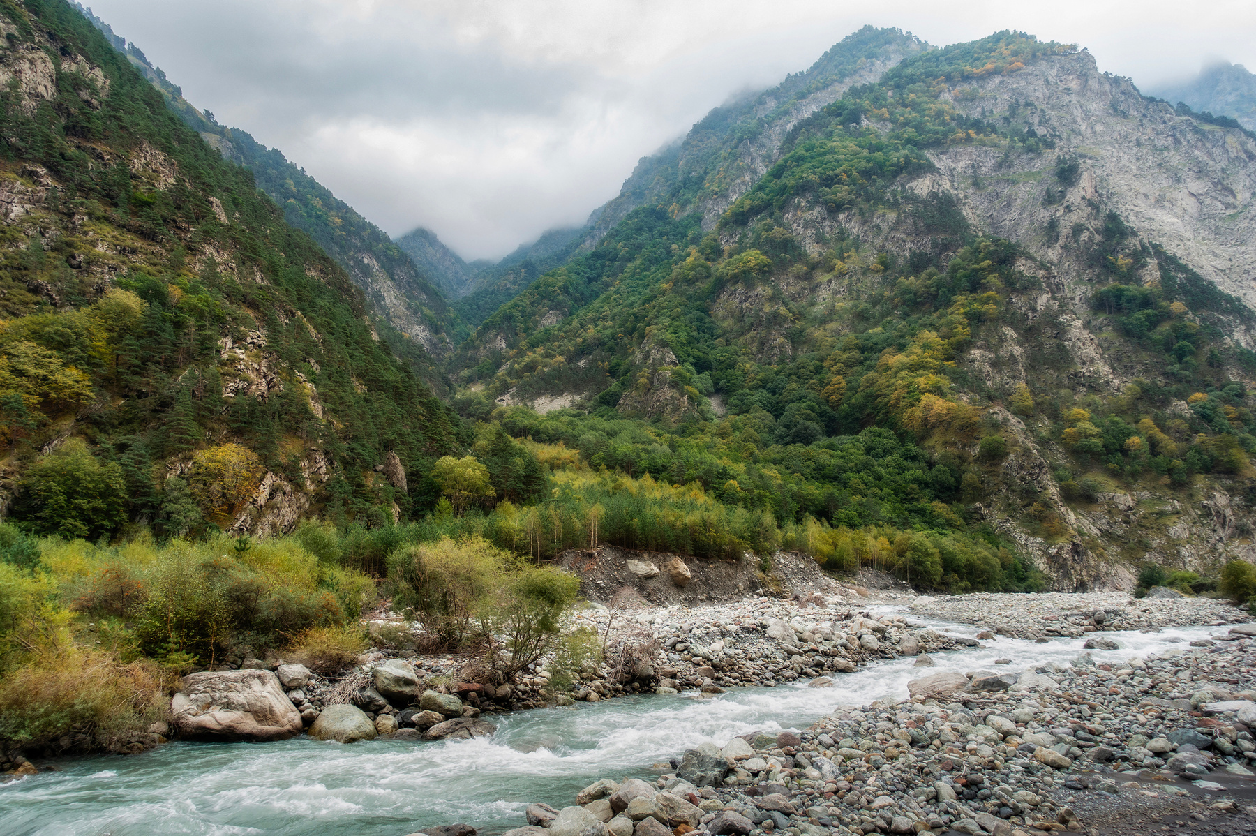 Грузия. Верхний Ларс Грузия горы река