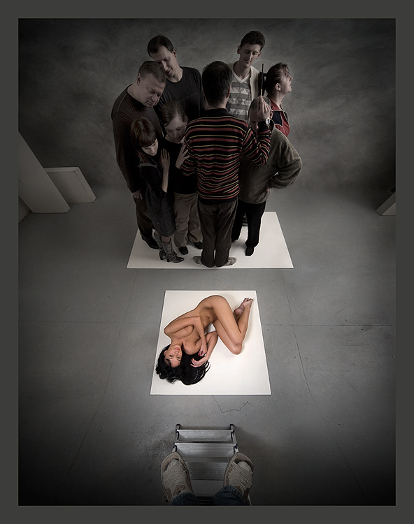 пока Вениамин делал сообщение о значении грибов в мировой фотографической культуре замечательная модель Оля Малышева чуть не замерзла Творческая мастерская Павла Киселёва photokiselev.com
