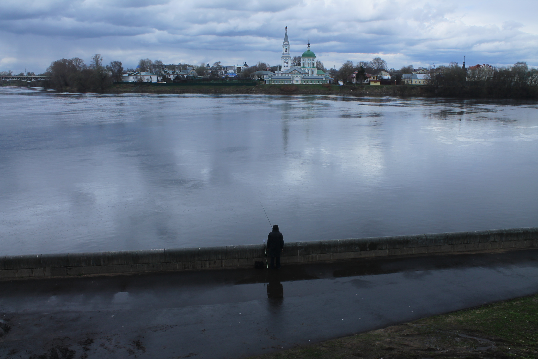 река Волга в Твери Тверь Волга