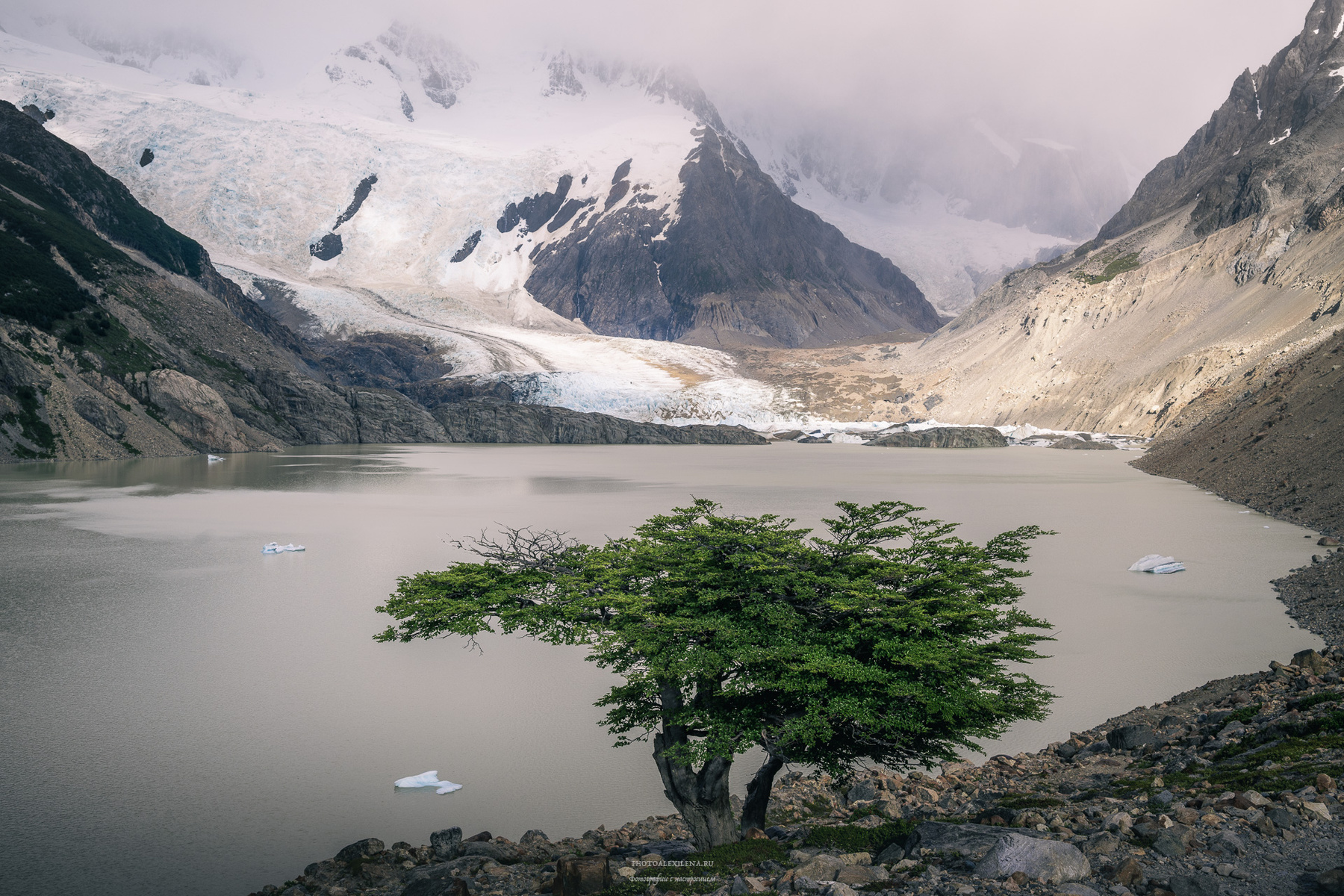 С видом на ледник аргентина патагония горы торре лагуна ледник Laguna Torre