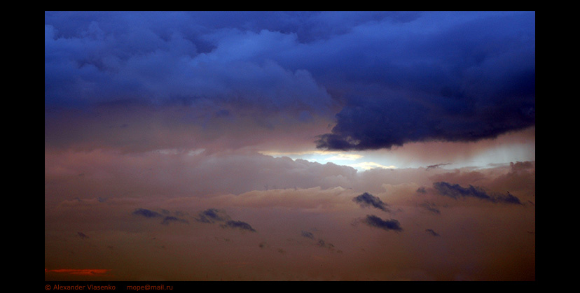 Вижу! небо sky тучи clouds storm синий blue