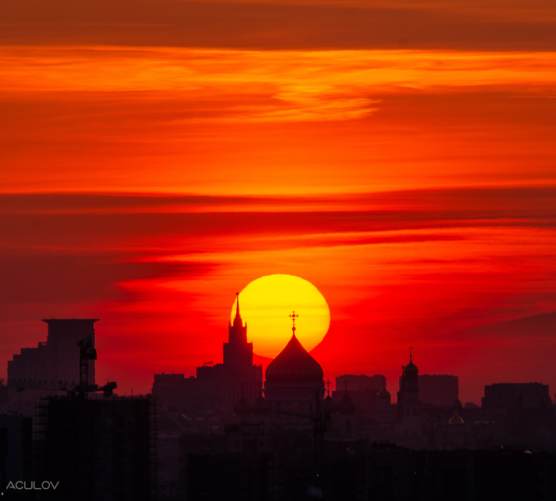 Город просыпается 