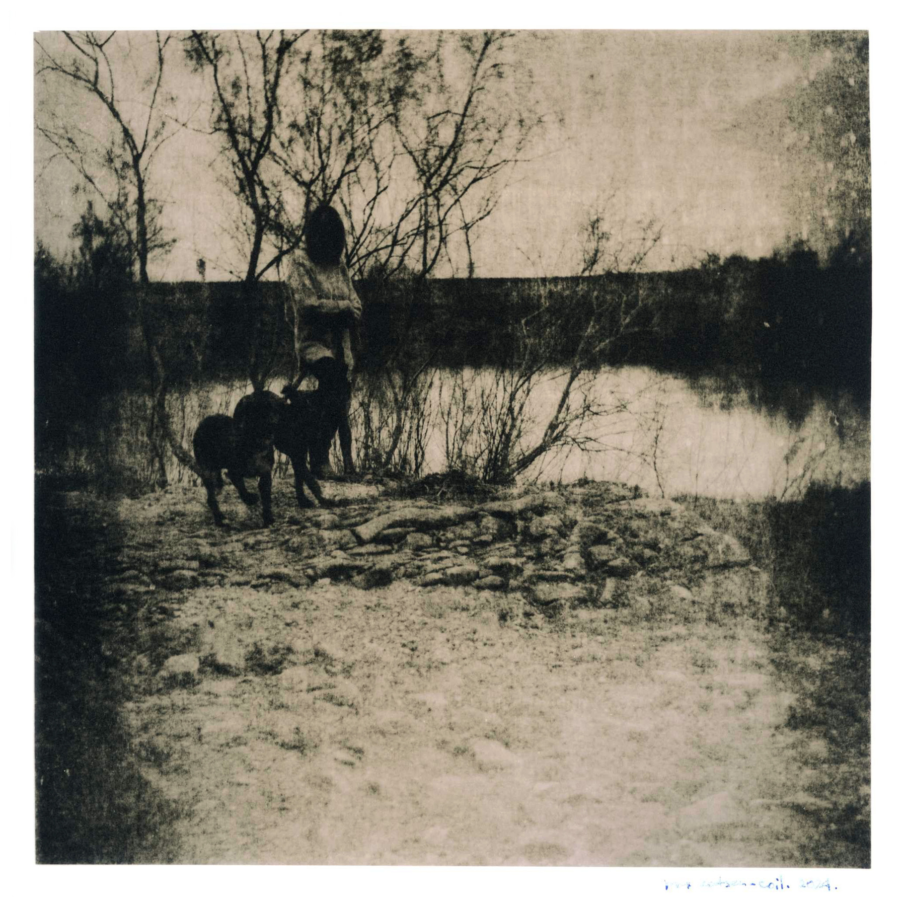 ***_Ann and Dogs...,или Последний день_марта... lith print
