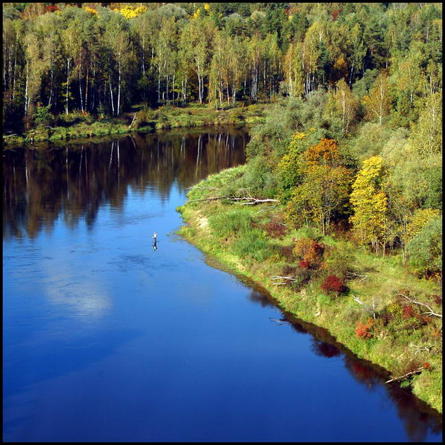 осенняя рыбалка Латвия Сигулда Sigulda 2007