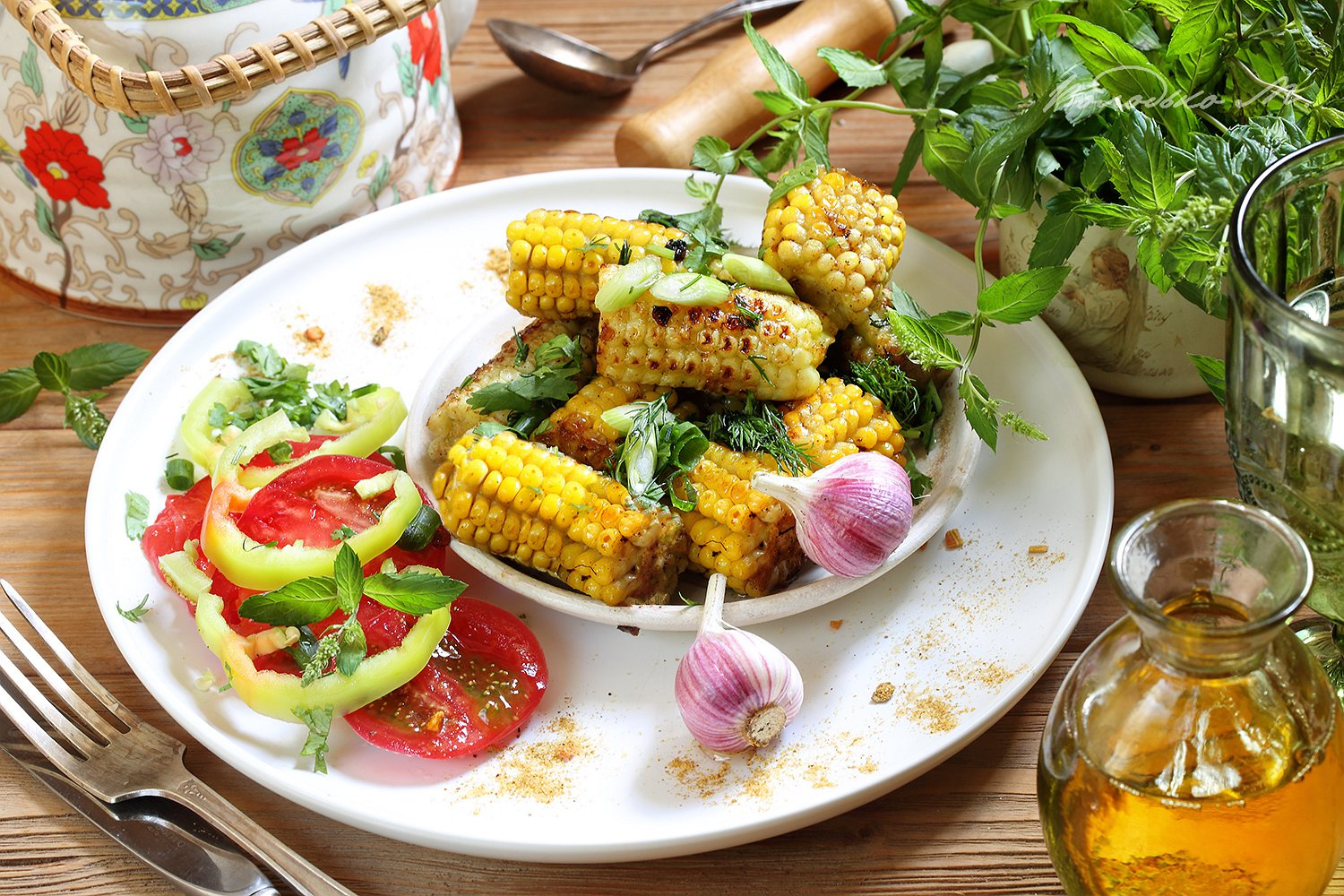 Жареная кукуруза 