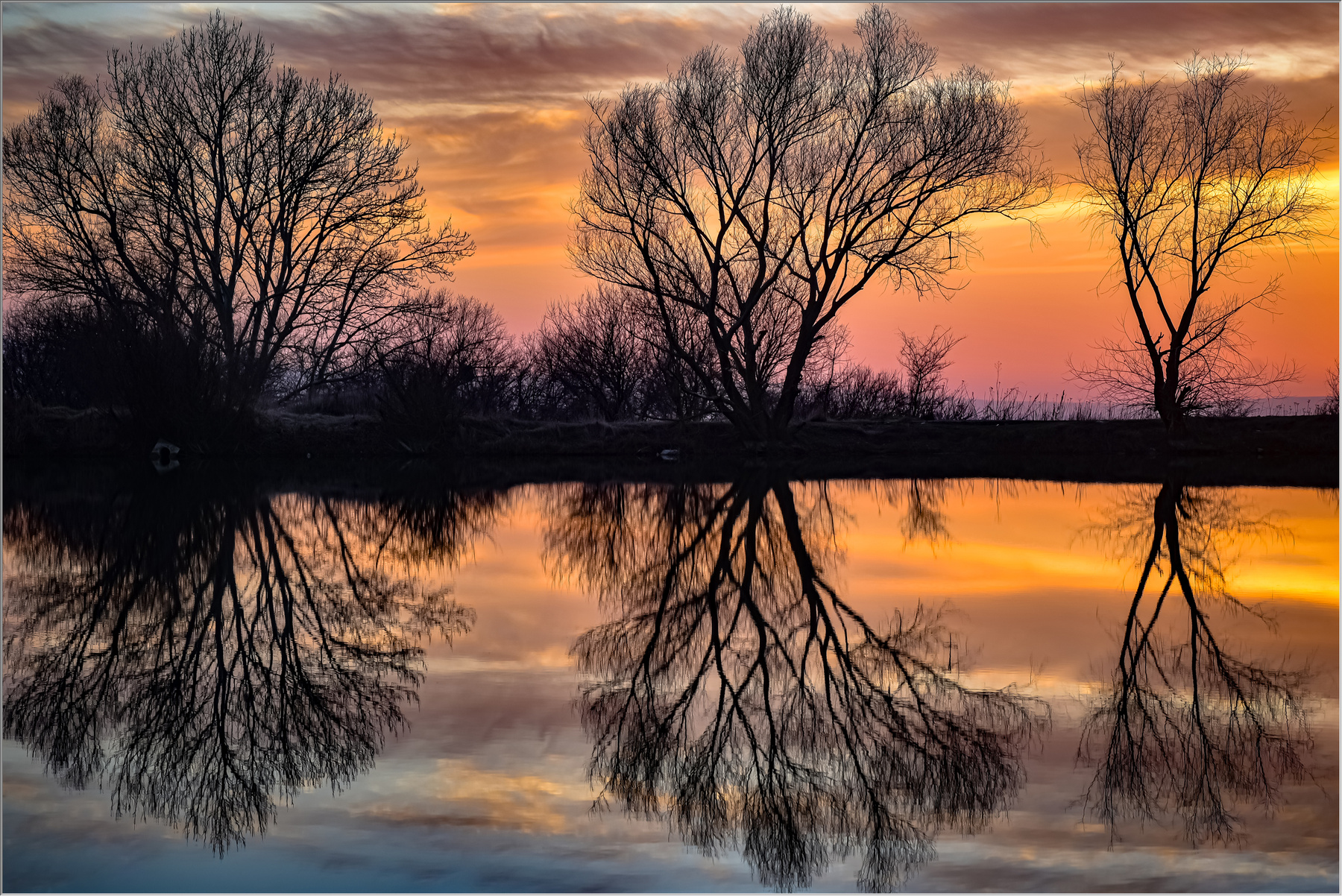 Вечер природа