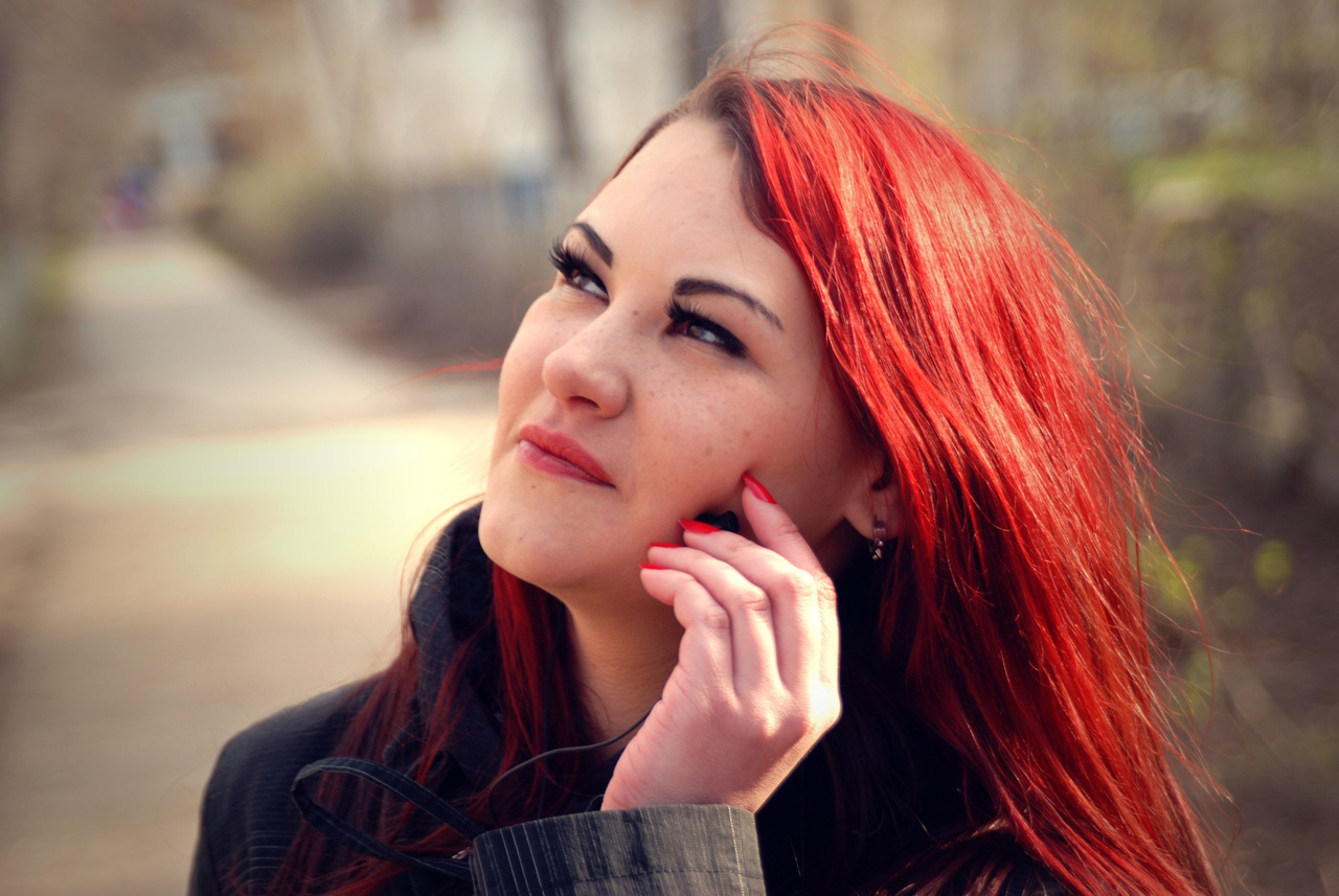 Spring walk, chapter one girl young teen redhair portrait streetphoto spring sunlight outdoors outside