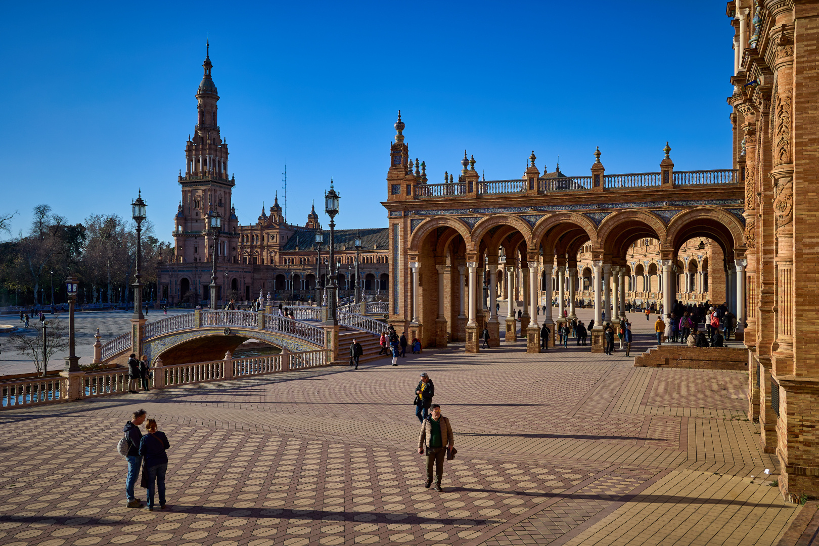 Севилья... Испания Севилья Площадь Испании Plaza de España