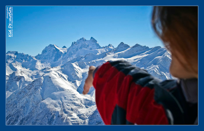 Там! elbrus, mountains, winter, snow
