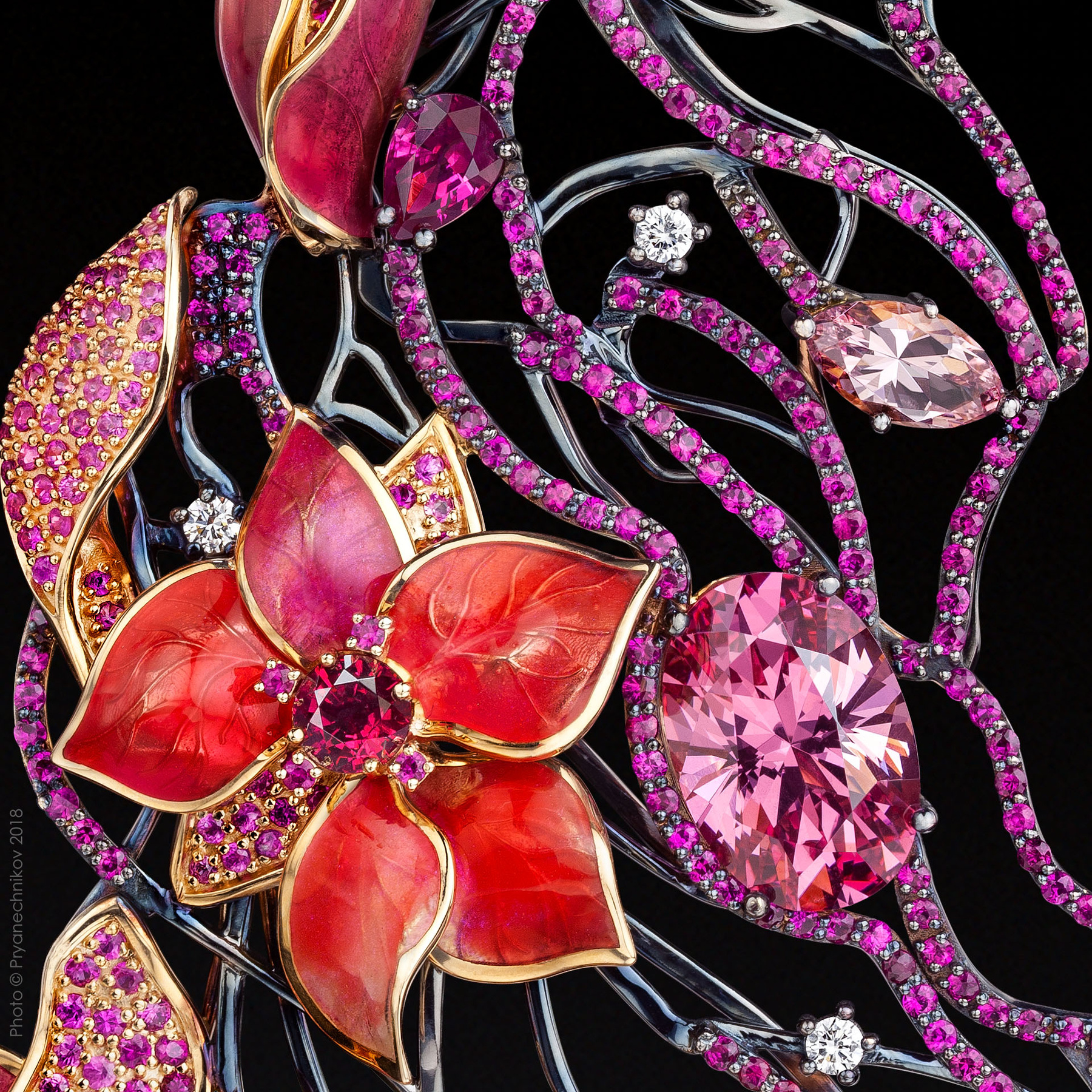 Рекламное фото ювелирных изделий и драгоценных камней. Precious Gems Pryanechnikov