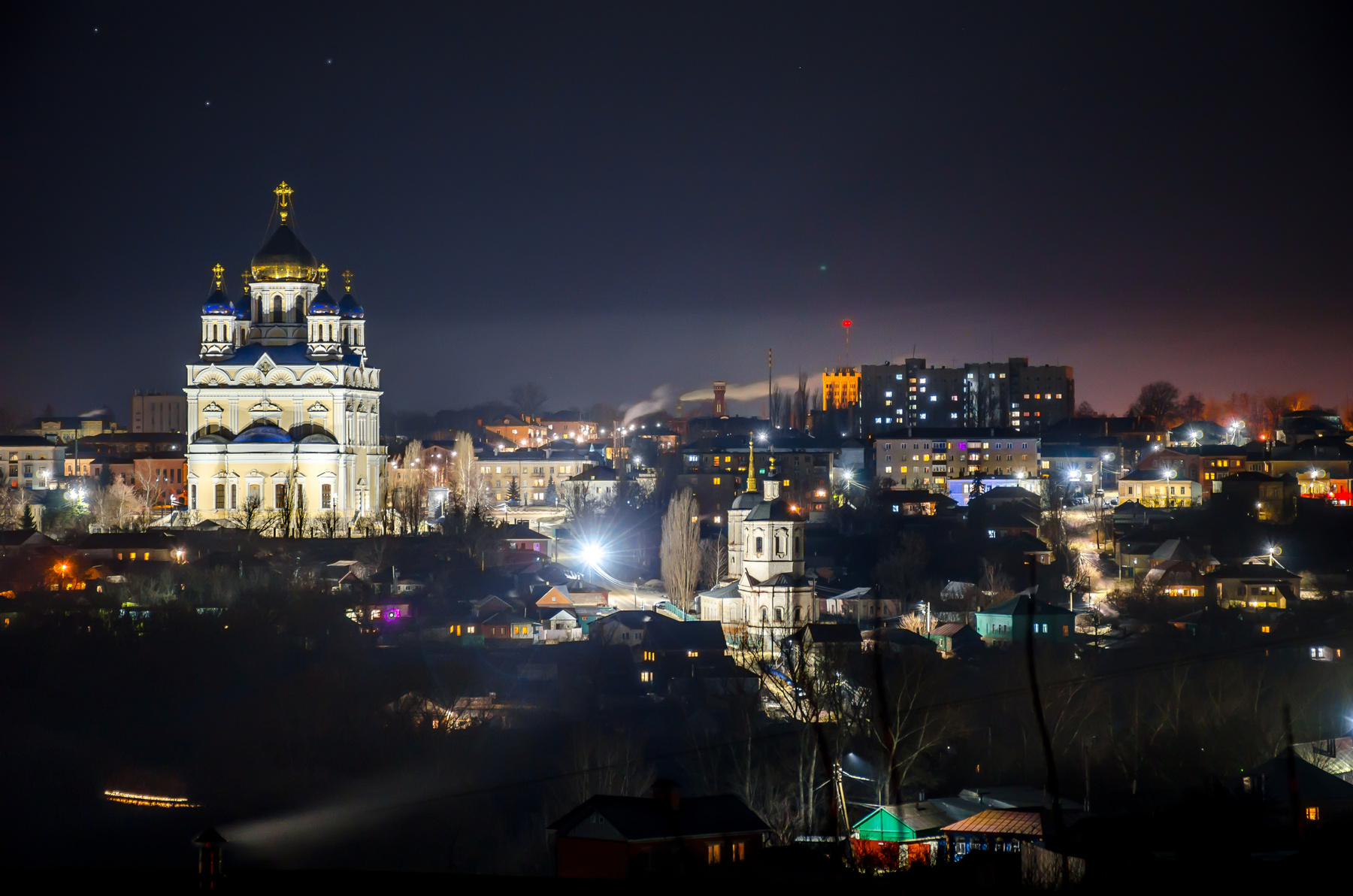 Ночной Елец елец ночнойелец сказочныйелец ночнойгород липецкаяобласть городароссии максимчурляев