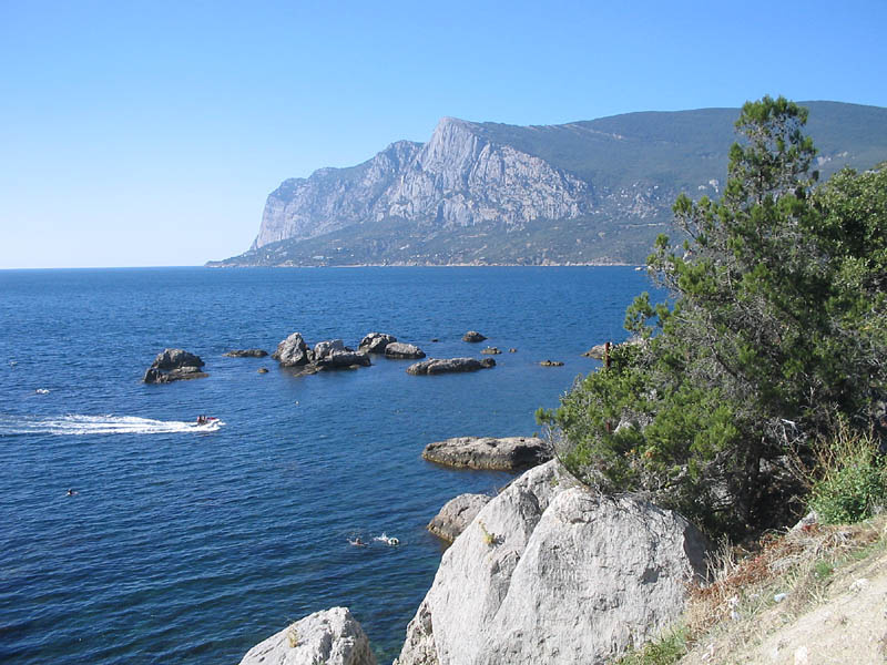 Crimea Ласпи бухта лето море