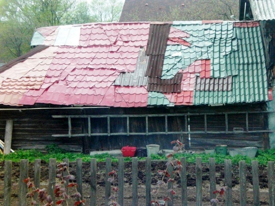 Ноу-хау! Крыша, домик в деревне.