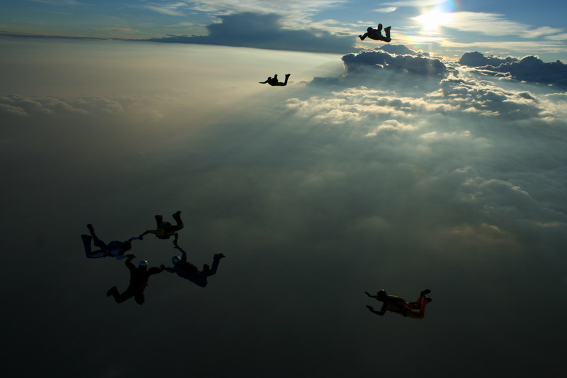 посвящается недавно погибшему парашютисту skydive
