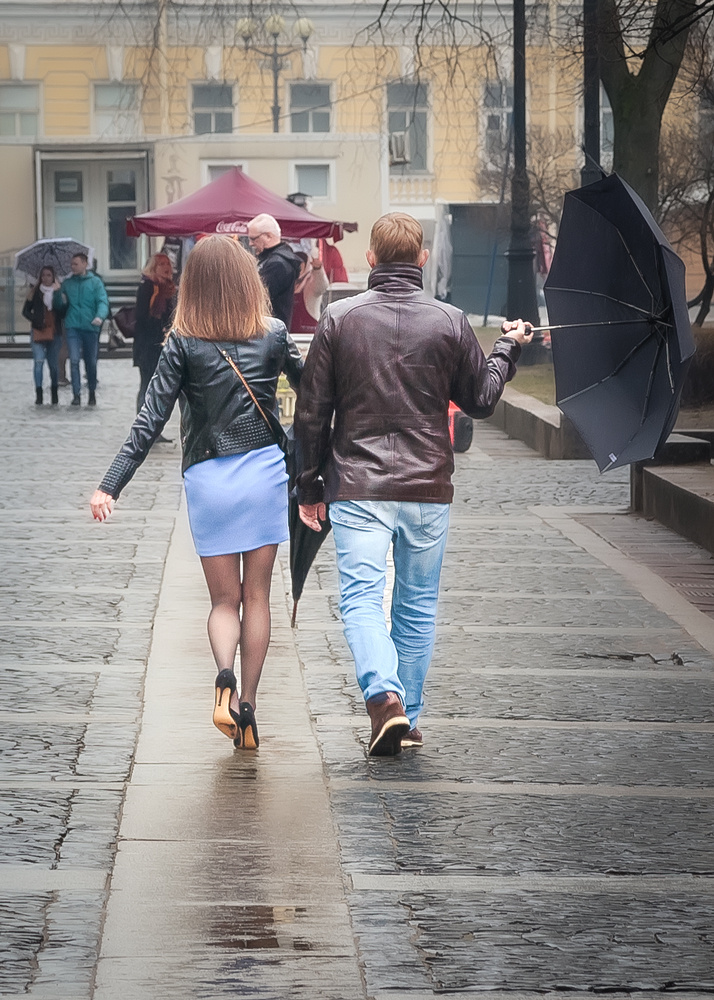 Дождь не помеха... город дождь люди