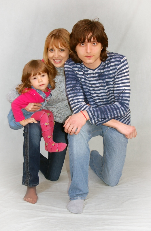 Mom & kids 