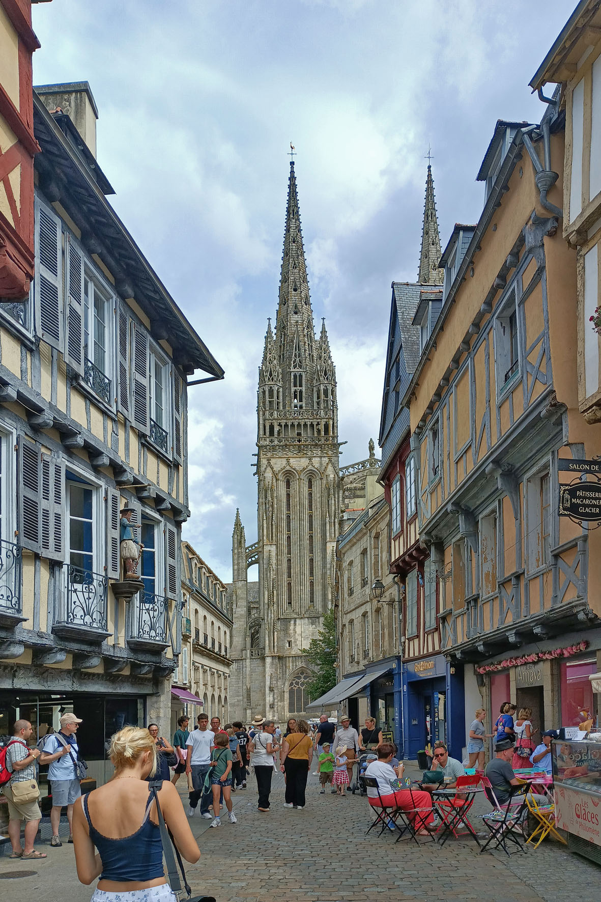 Сердце Кемпера Бретань Bretagne Финистер Finister Кемпер Quimper собор Корентин
