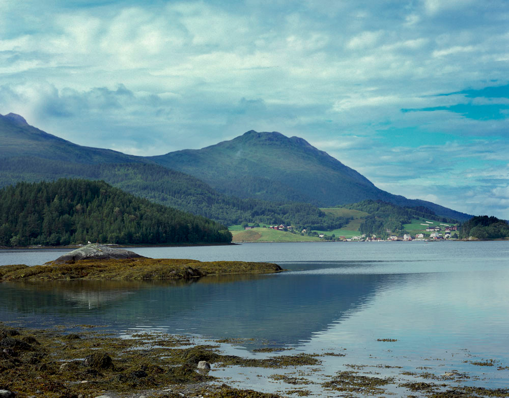 Норвежский пейзаж Норвегия Wista 4x5 Velvia
