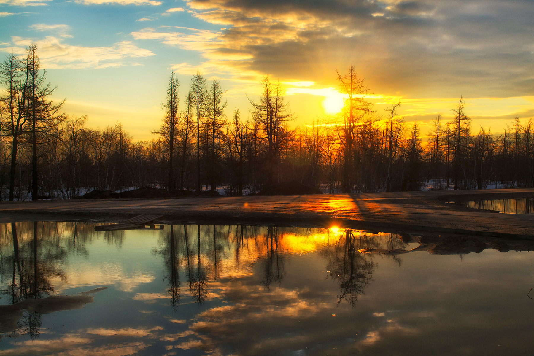 Краски северного утра 