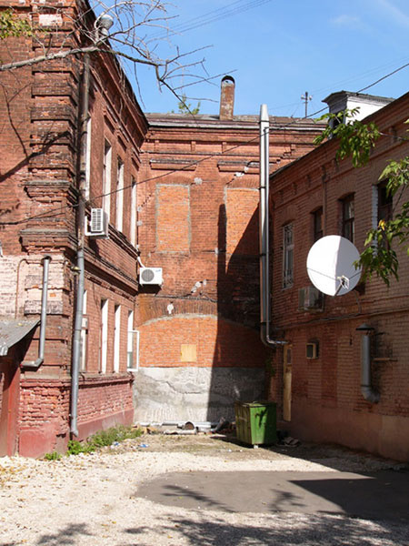 старый московский дворик дом двор