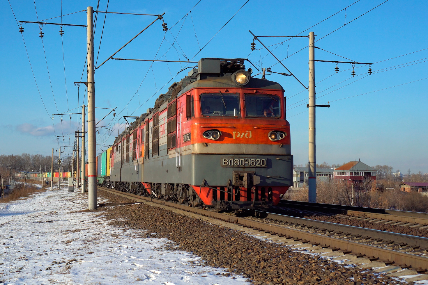 * * * * * railway железная дорога locomotive локомотив электровоз поезд train Russia Siberia Irkutsk Россия Сибирь Иркутск споттинг spotting